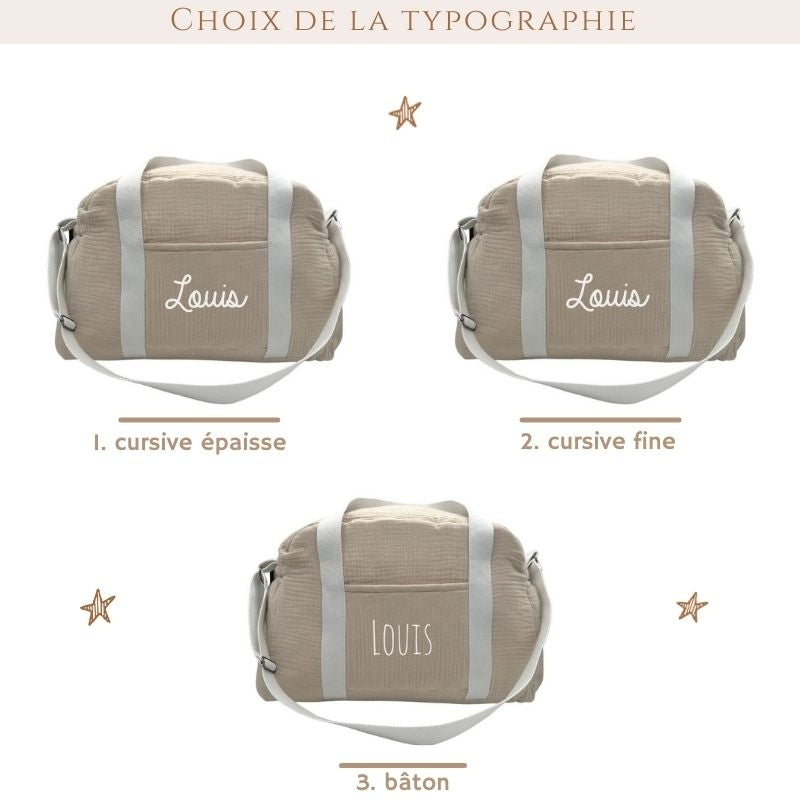 Sac à Langer en Double Gaze de Coton