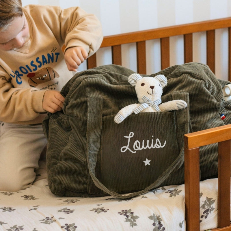 Sac à langer en Velours côtelé