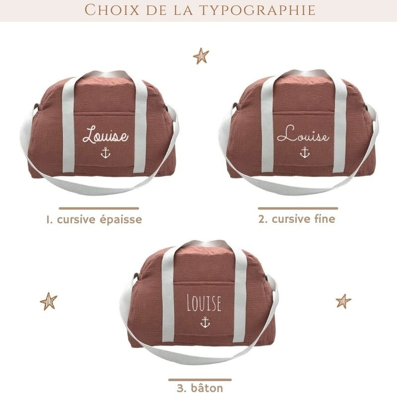 Sac à Langer en Double Gaze de Coton