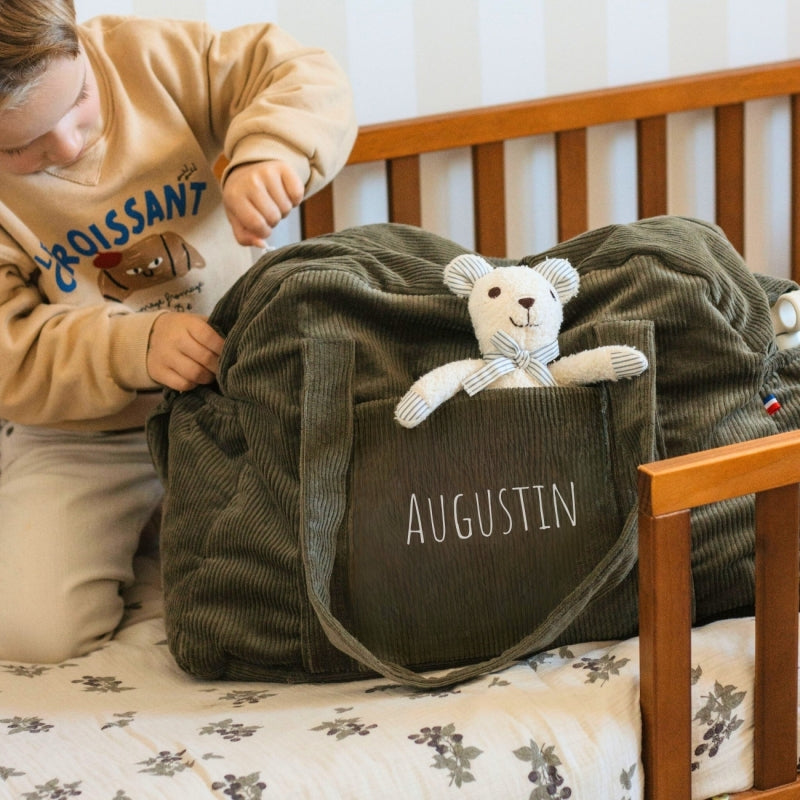 Sac à langer en Velours côtelé