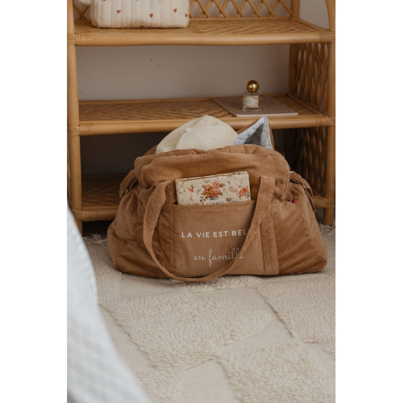 Sac à langer en Velours côtelé