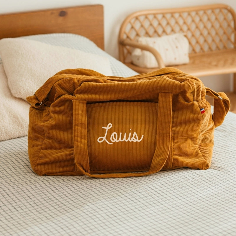 Sac à langer en Velours côtelé