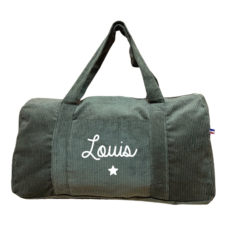 Sac Week-end en Velours Côtelé