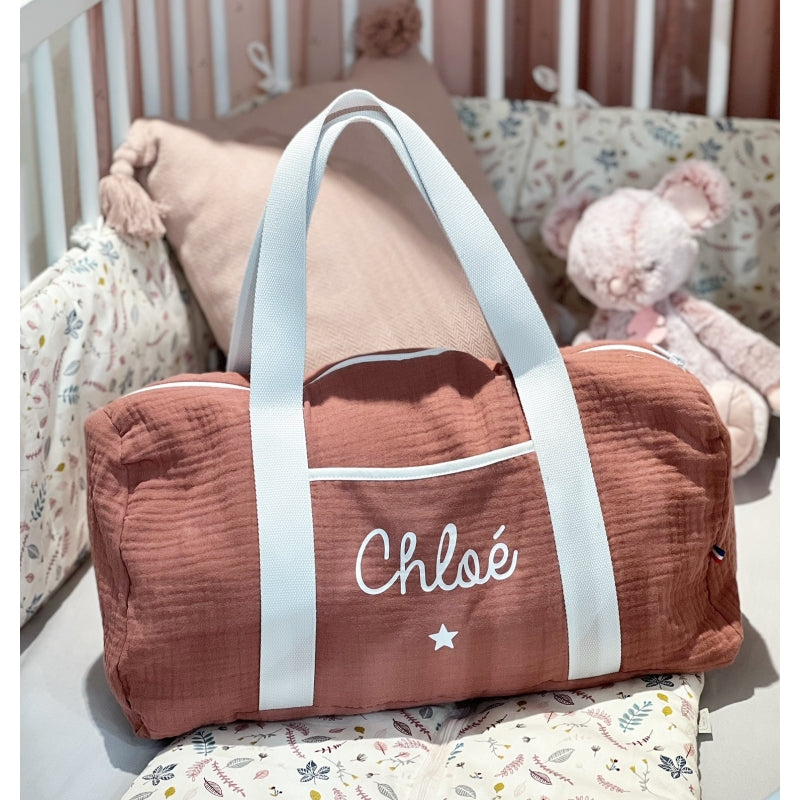 Sac Week-end en Double gaze de coton