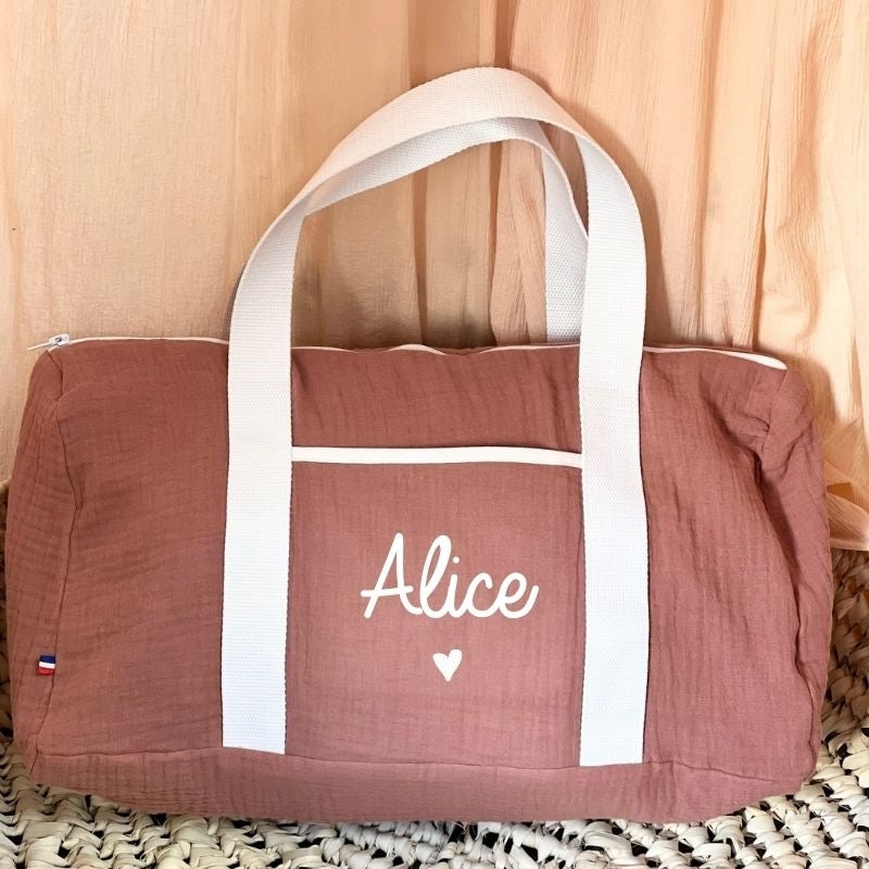 Sac Week-end en Double gaze de coton
