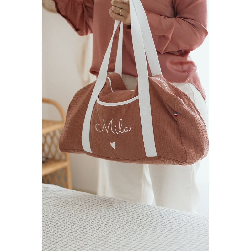 Sac Week-end en Double gaze de coton