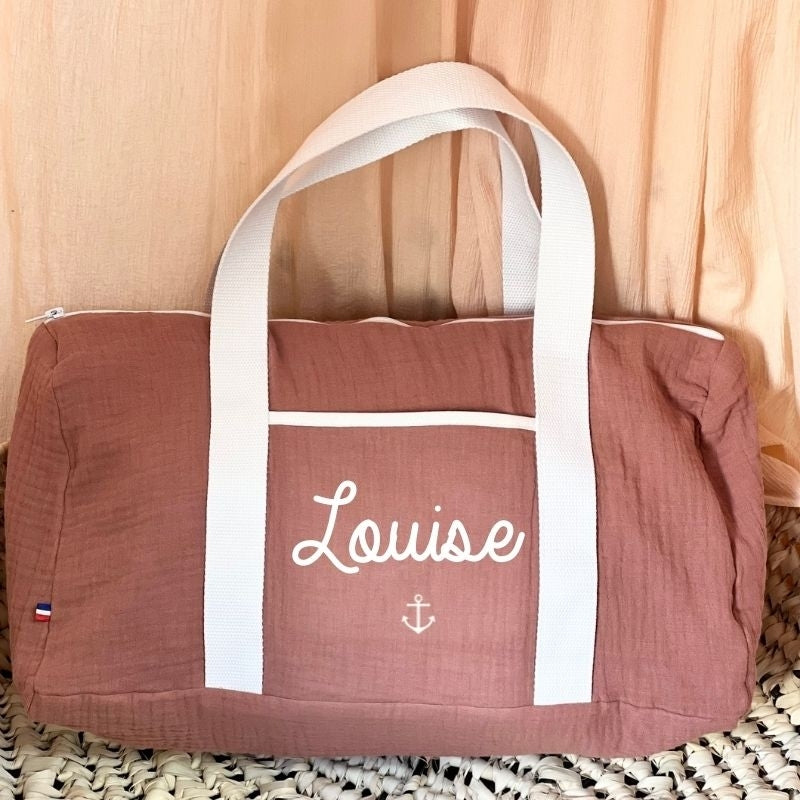 Sac Week-end en Double gaze de coton