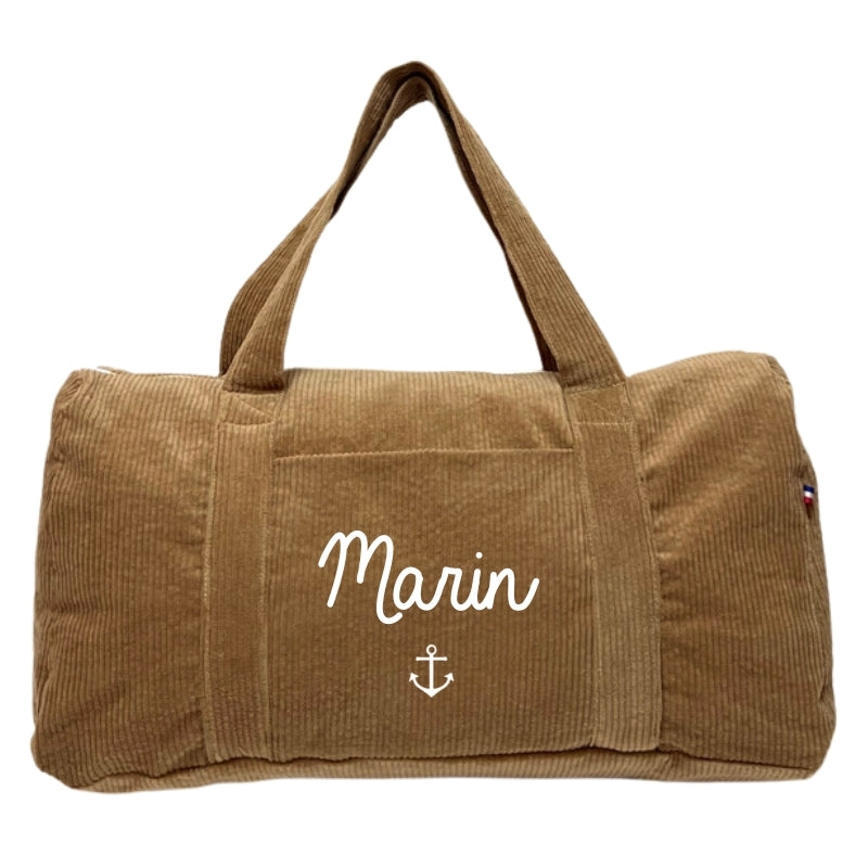 Sac Week-end en Velours Côtelé