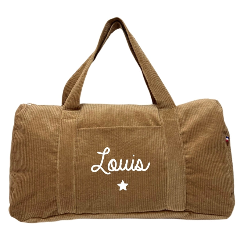 Sac Week-end en Velours Côtelé