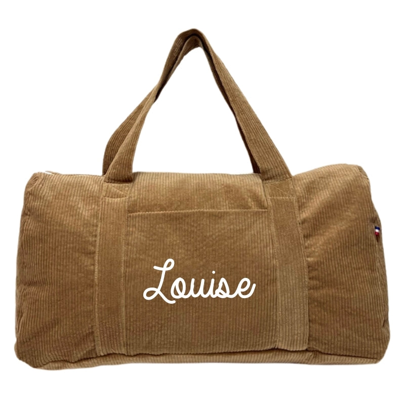 Sac Week-end en Velours Côtelé