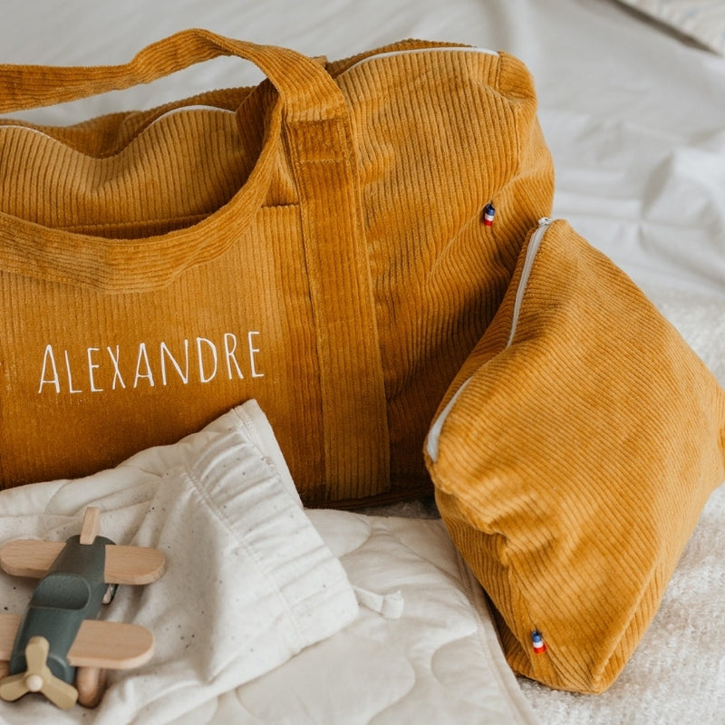 Sac Week-end en Velours Côtelé