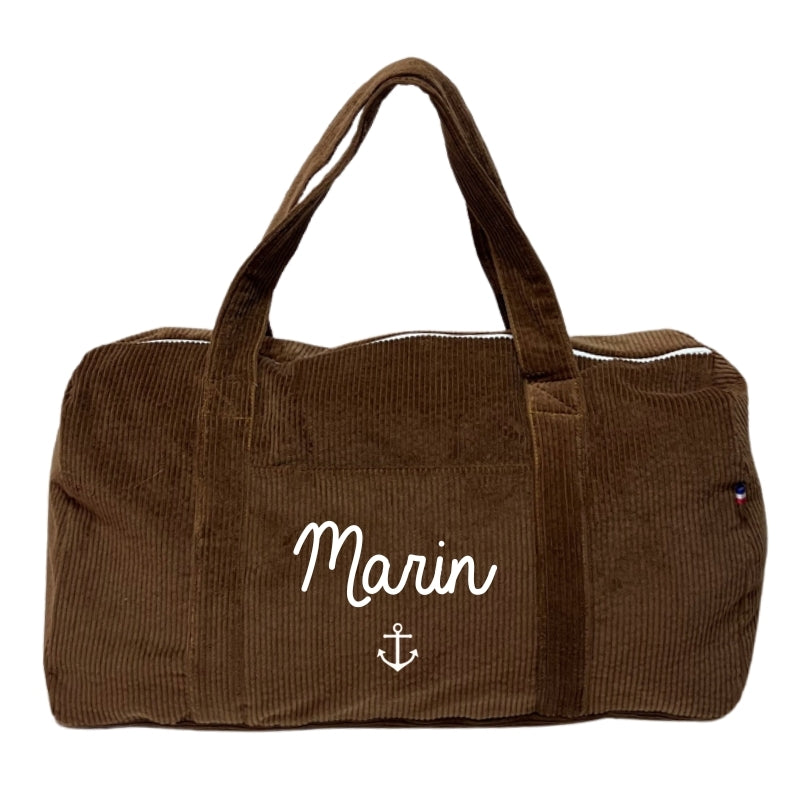 Sac Week-end en Velours Côtelé