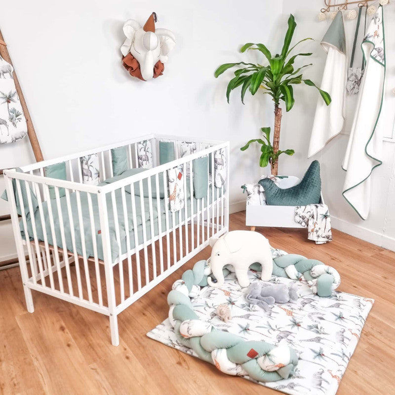 Grande cape de bain en coton et bambou, Safari