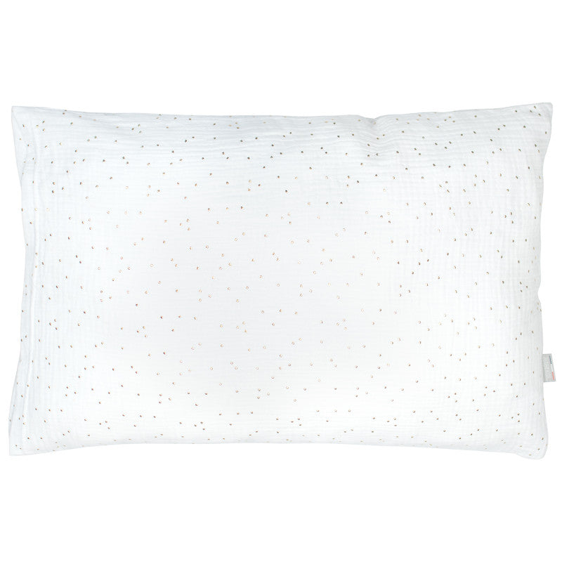 Taie d'oreiller en gaze de coton, Jeanne