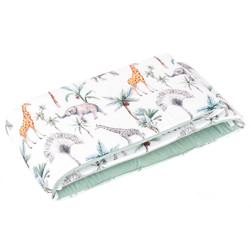 Tour de lit déhoussable et réversible, Safari