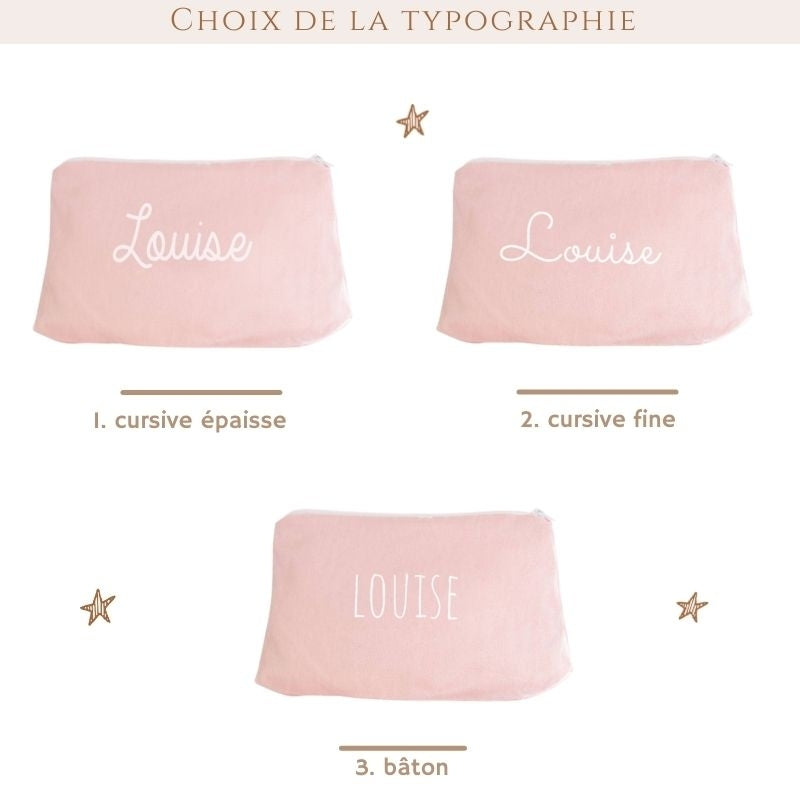 Trousse en Lin naturel - formats Mini & Maxi