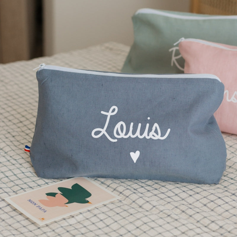 Trousse en Lin naturel - formats Mini & Maxi