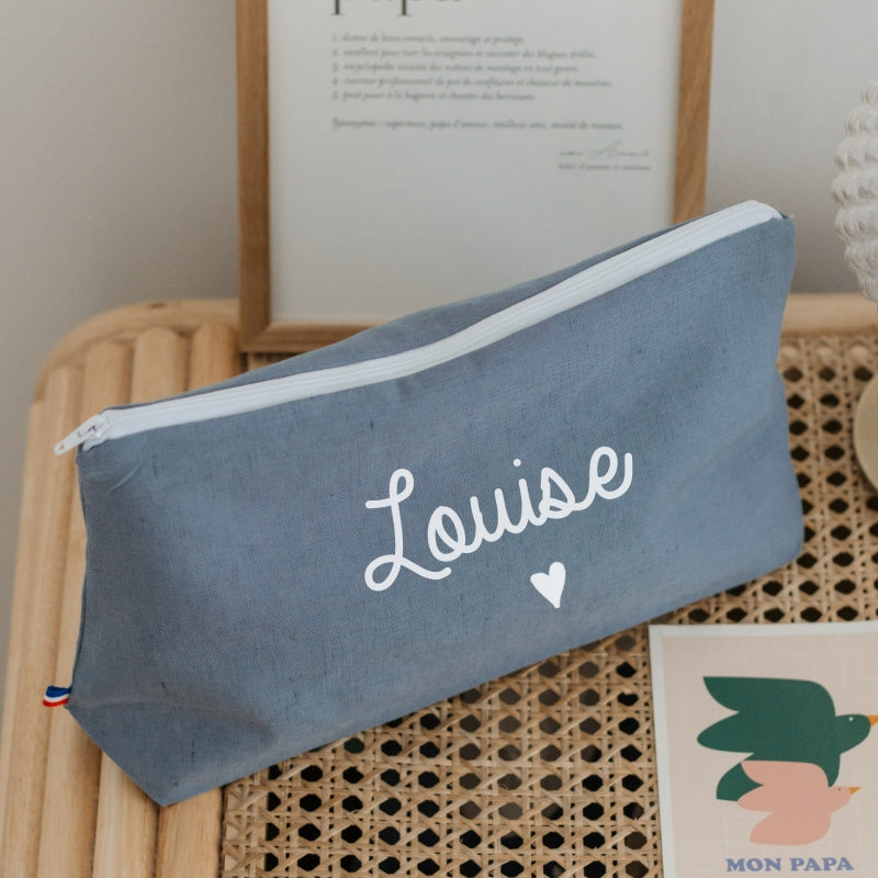 Trousse en Lin naturel - formats Mini & Maxi