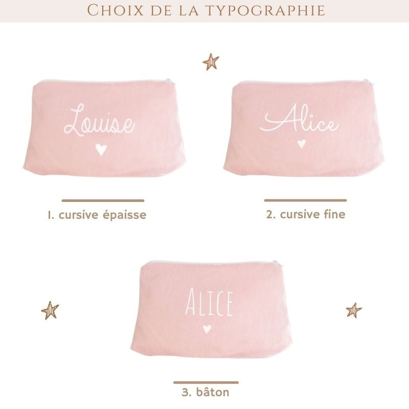 Trousse en Lin naturel - formats Mini & Maxi