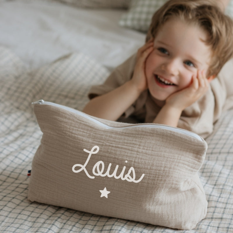 Trousse en Double gaze de coton - formats Mini & Maxi