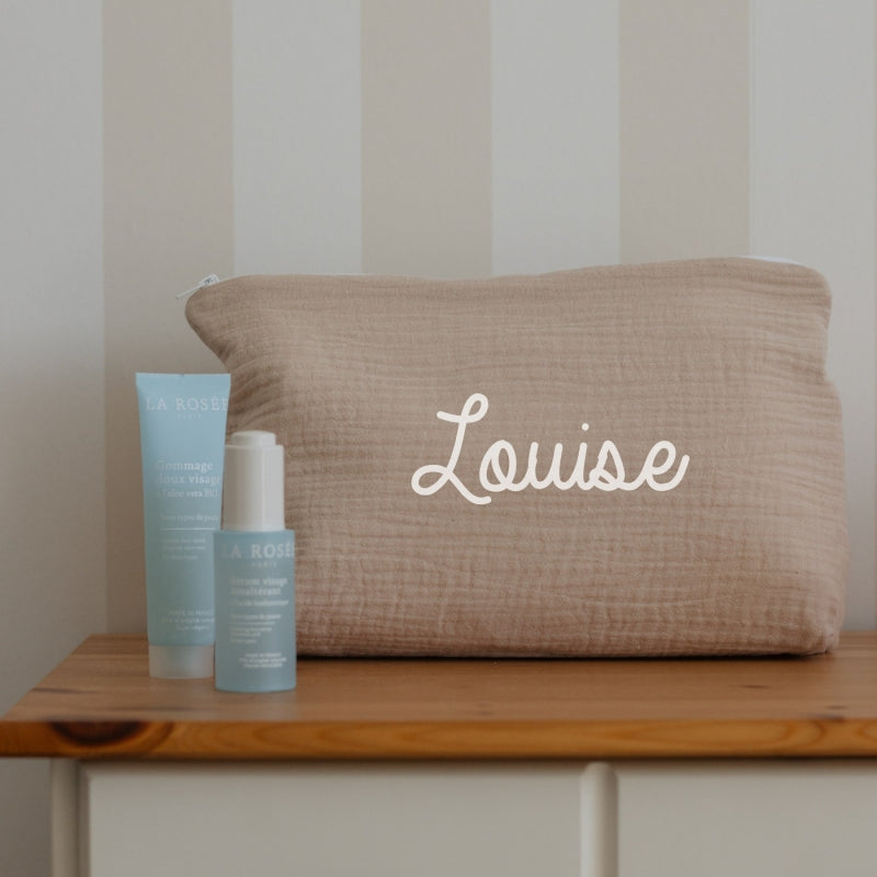Trousse en Double gaze de coton - formats Mini & Maxi