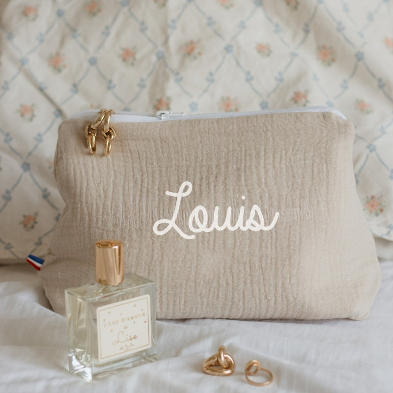 Trousse en Double gaze de coton - formats Mini & Maxi