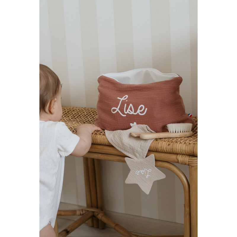 Trousse en Double gaze de coton - formats Mini & Maxi