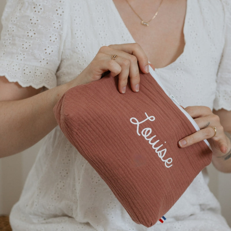 Trousse en Double gaze de coton - formats Mini & Maxi