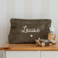 Trousse en Velours Côtelé - formats Mini & Maxi