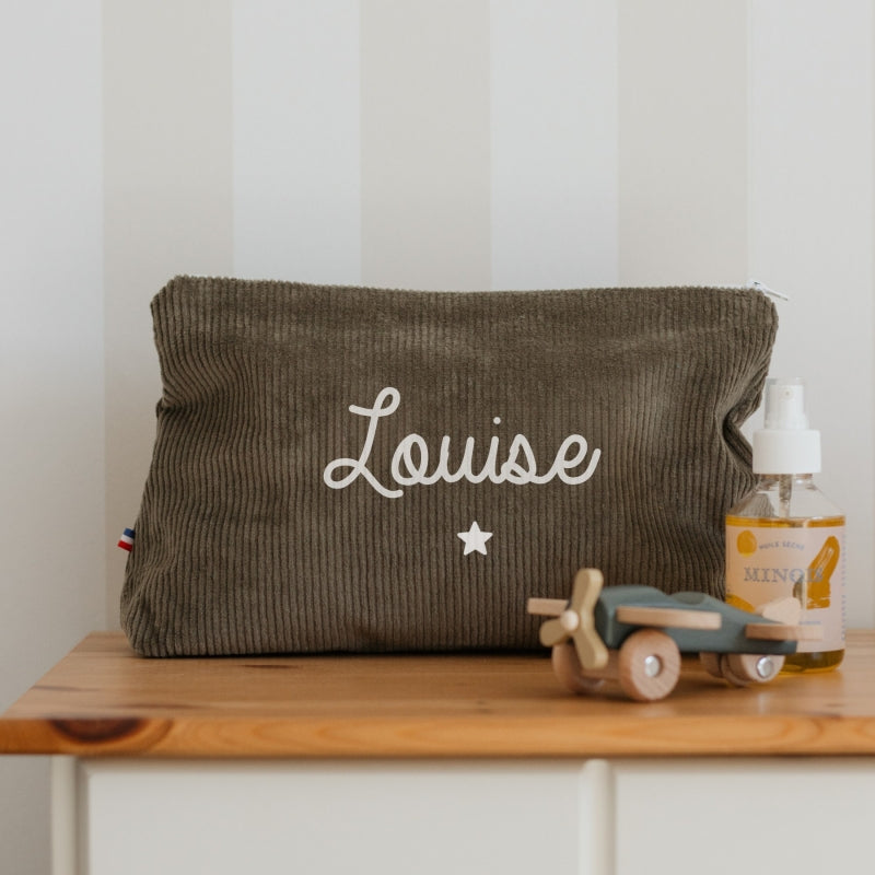 Trousse en Velours Côtelé - formats Mini & Maxi