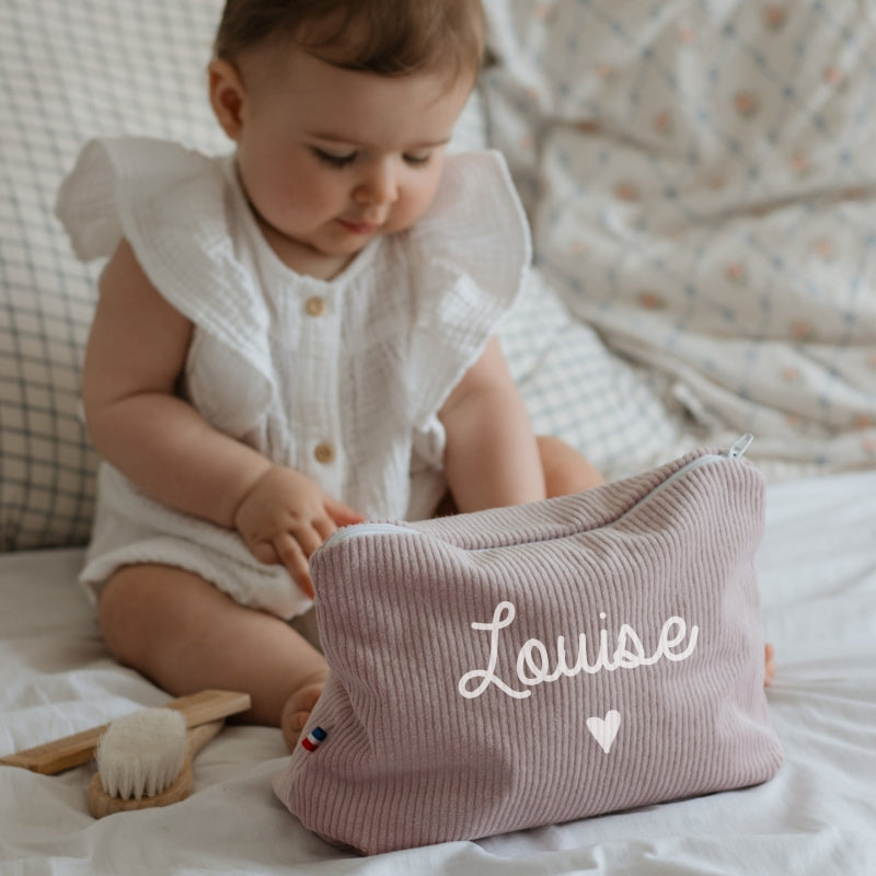 Trousse en Velours Côtelé - formats Mini & Maxi