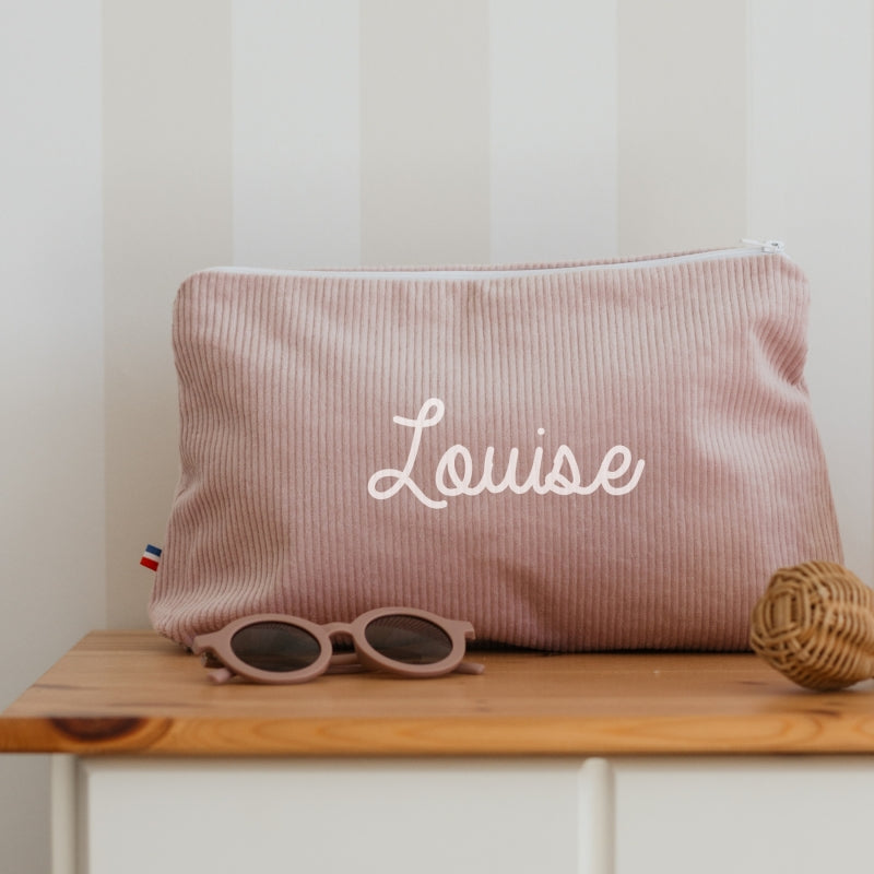 Trousse en Velours Côtelé - formats Mini & Maxi