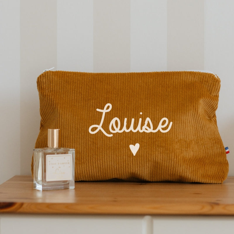 Trousse en Velours Côtelé - formats Mini & Maxi