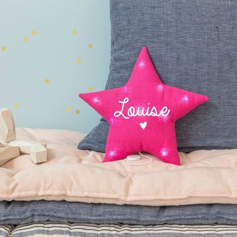 Veilleuse lumineuse Musicale - Étoile en Lin