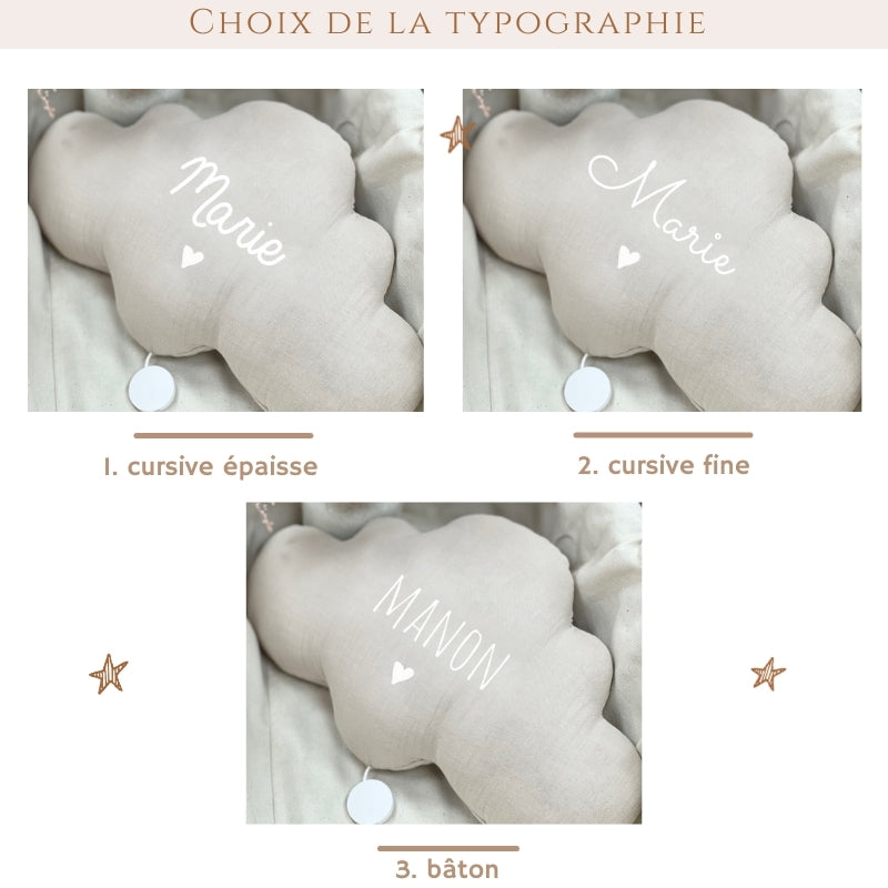 Veilleuse lumineuse Musicale - Nuage en Coton