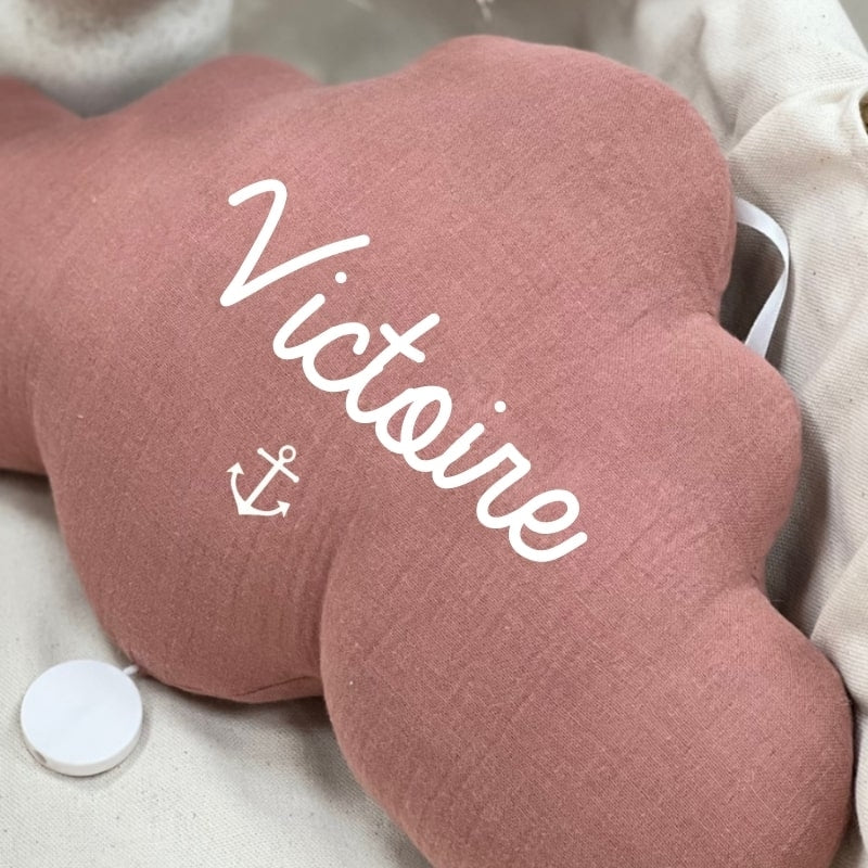 Veilleuse lumineuse Musicale - Nuage en Double Gaze de Coton