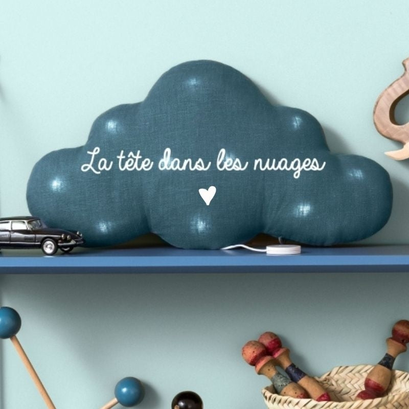 Veilleuse lumineuse Sans musique - Nuage en Lin